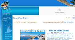 Desktop Screenshot of anne-rose-travel.com