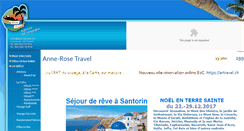 Desktop Screenshot of anne-rose-travel.ch