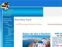 Tablet Screenshot of anne-rose-travel.ch